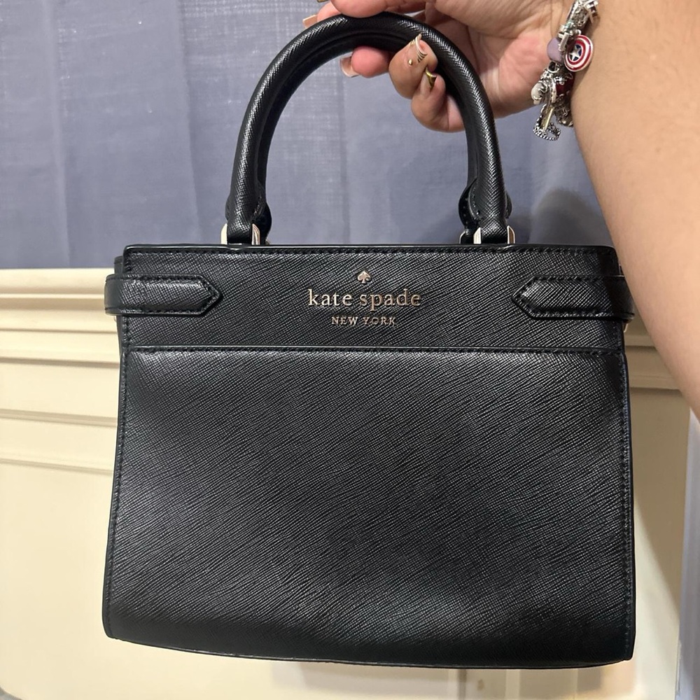 kate spade staci leather medium satchel